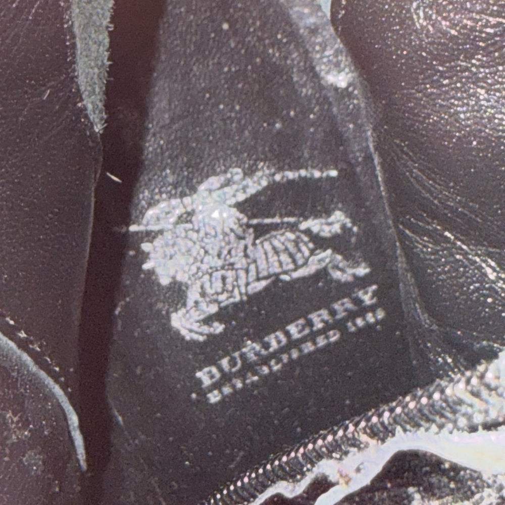 🔥 Burberry Black Patent Leather Quilted Ankle Boots Size 38.5 – Made in Italy 🔥 - Picture 8 of 10